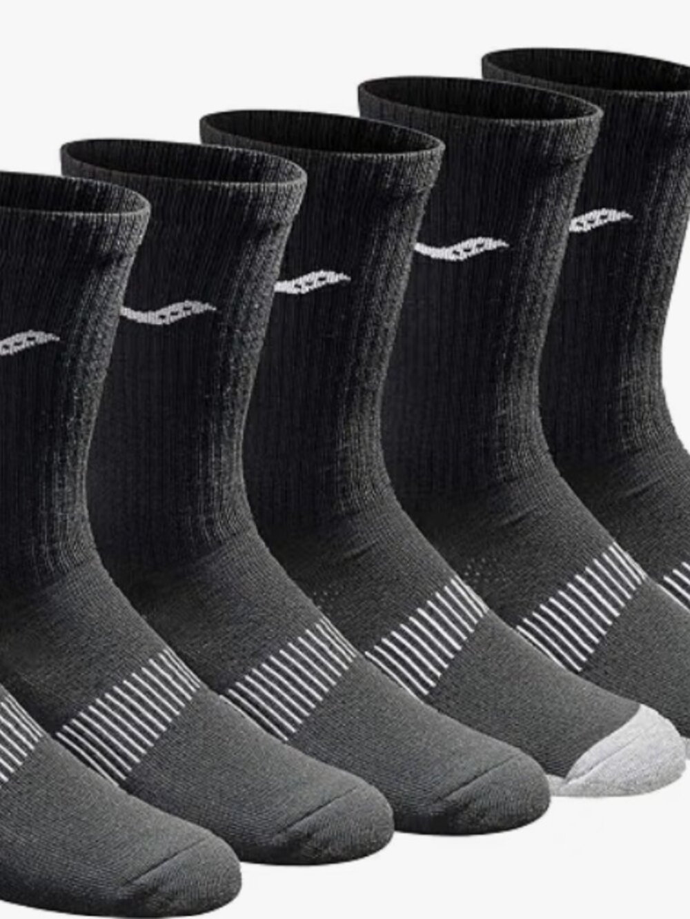 NEW Saucony unisex Mesh Ventilating Performance Crew Socks | L
